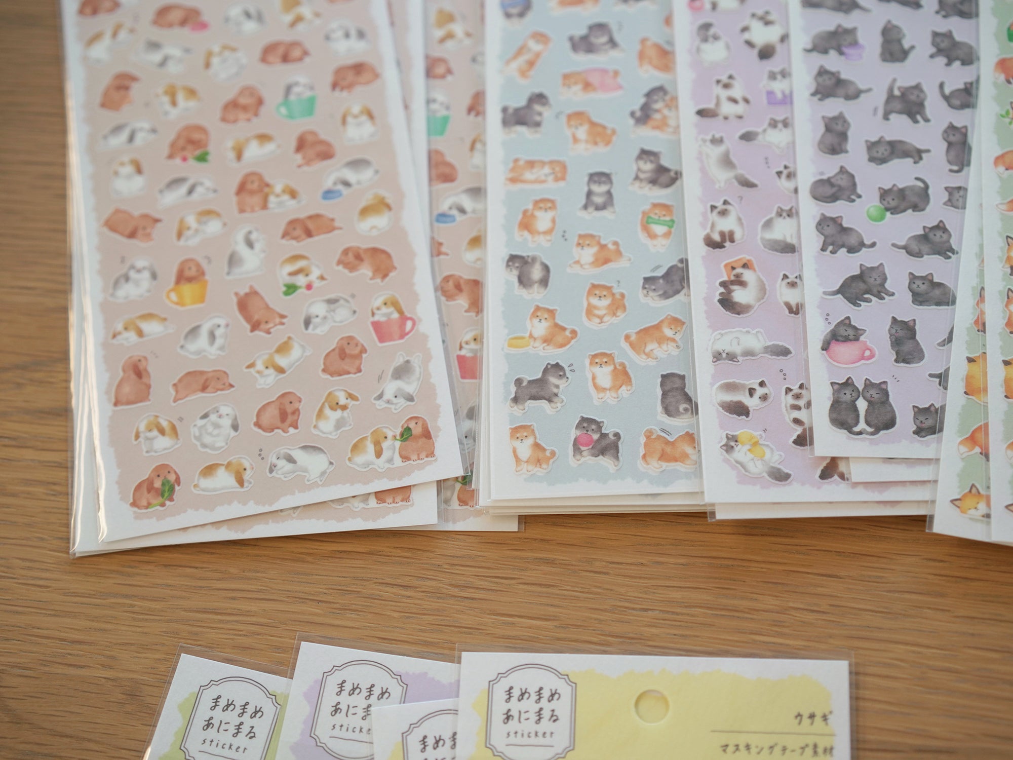 Mind Wave Sticker Sheet: Animal Beans A – Papergame