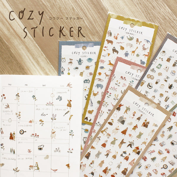 Mind Wave Sticker Sheet: Cozy