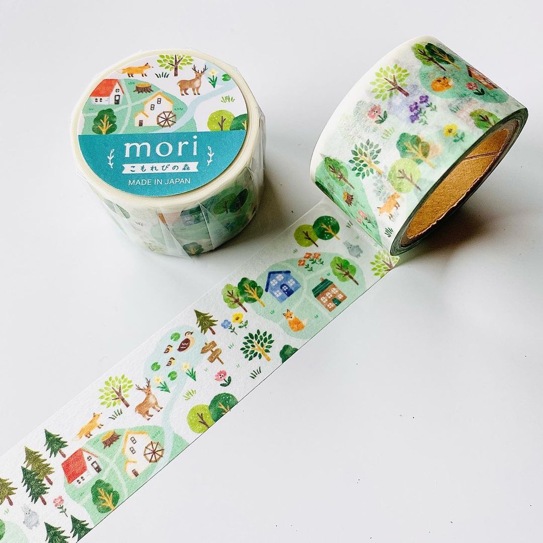 William Morris Arbutus Japanese Washi Tape - Sweet Birdie Boutique