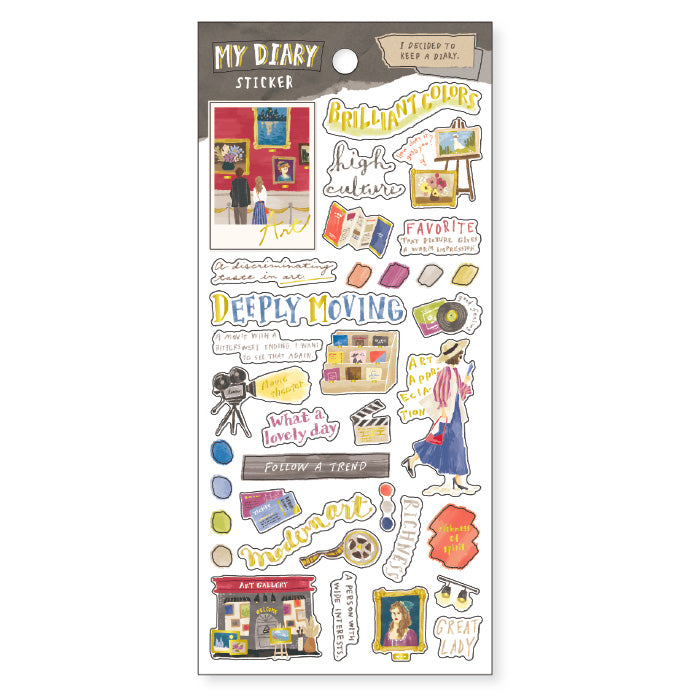 Mind Wave Sticker Sheet: My Diary