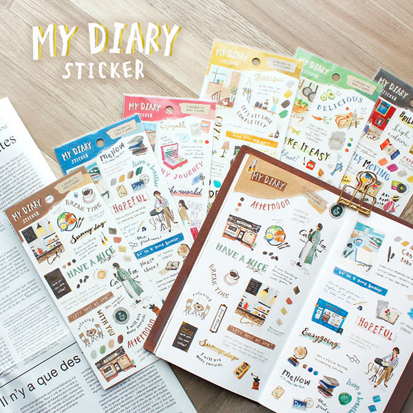 Mind Wave Sticker Sheet: My Diary