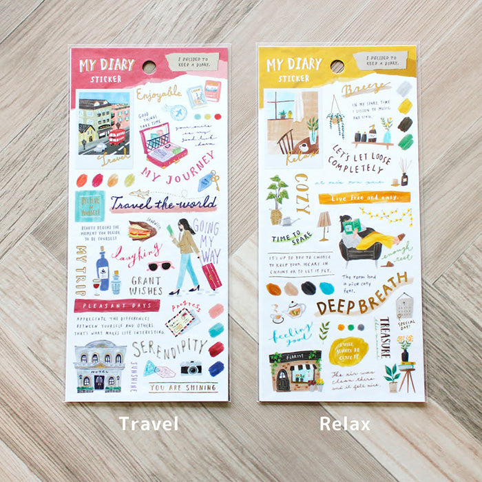 Mind Wave Sticker Sheet: My Diary – Papergame