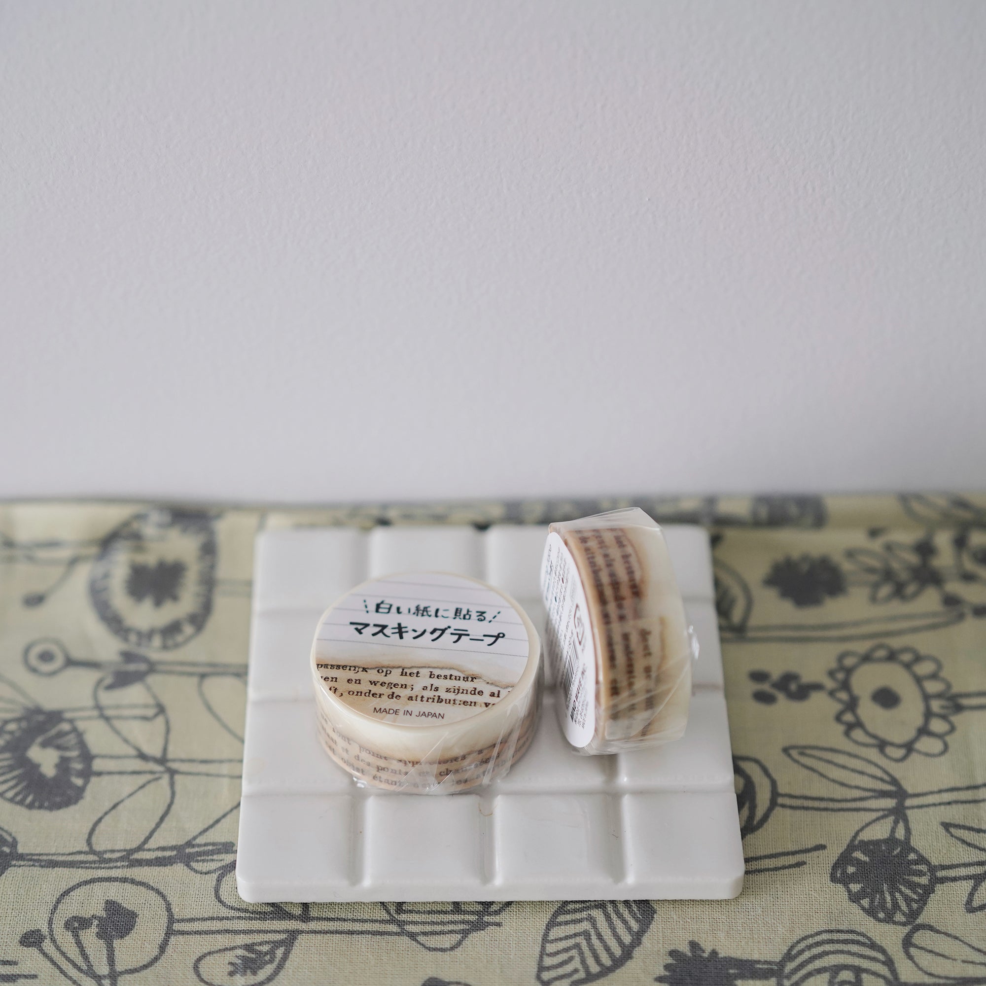 Mind Wave Washi Tape: Vintage Text