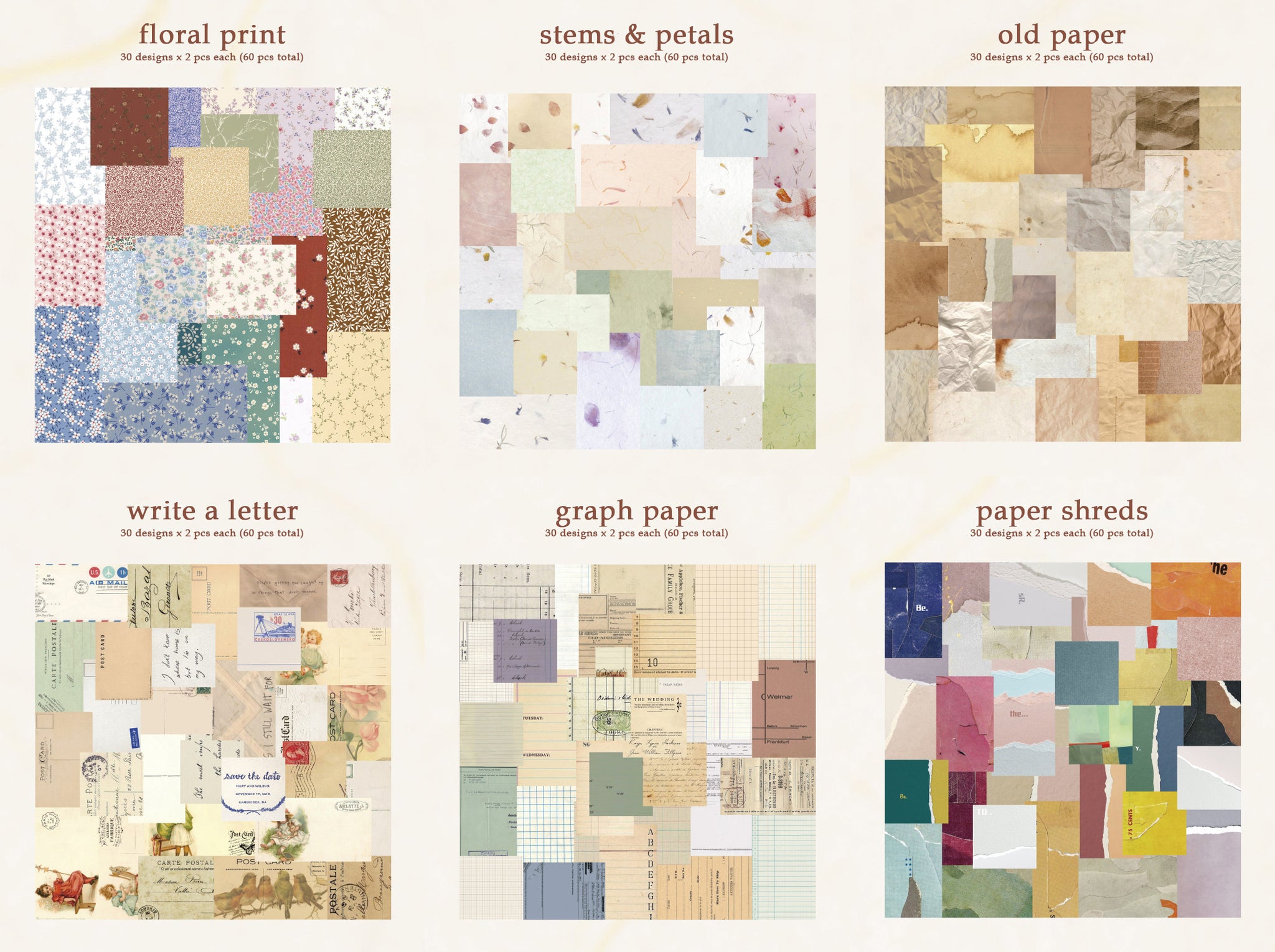Mini Assorted Paper Packs – Papergame