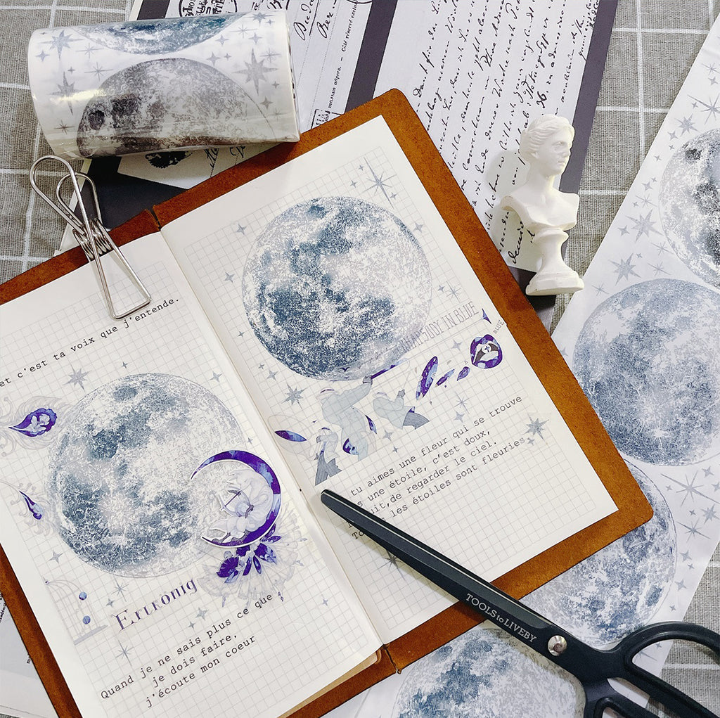 Mirage Museum Masking Tape: Der Mond (Washi)