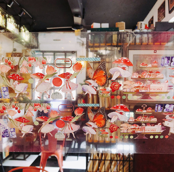 Mirage Museum Masking Tape: Mushroom Girls 2