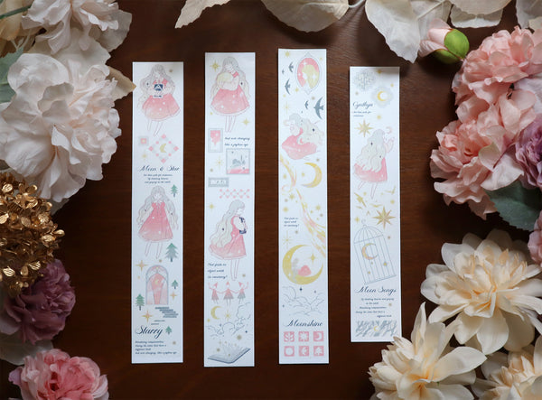 Mist Forest Washi Tape: Rendez-Vous Under the Moon