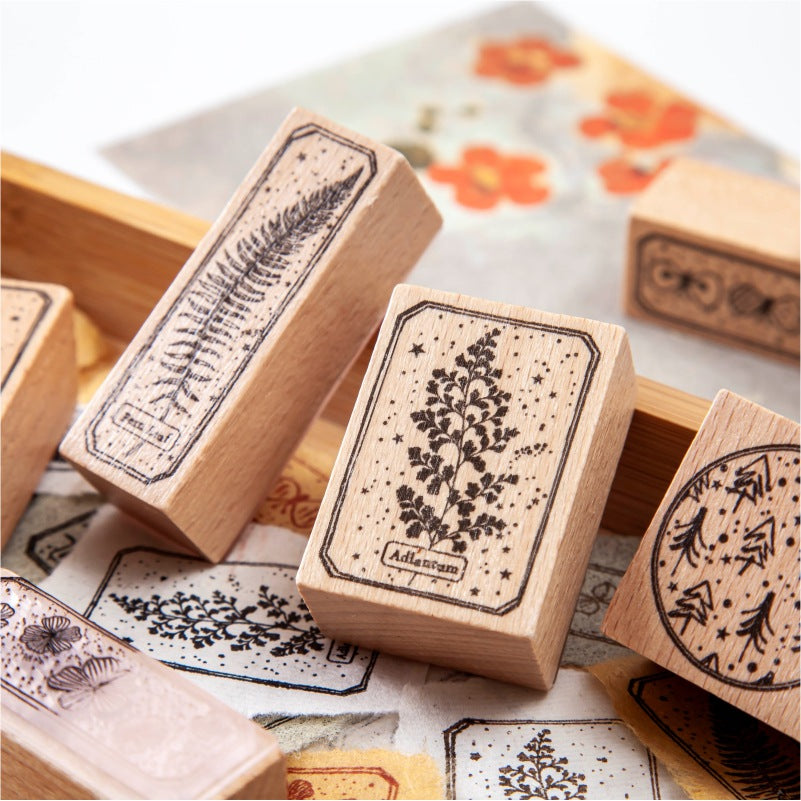 Misty Forest Series Rubber Stamps