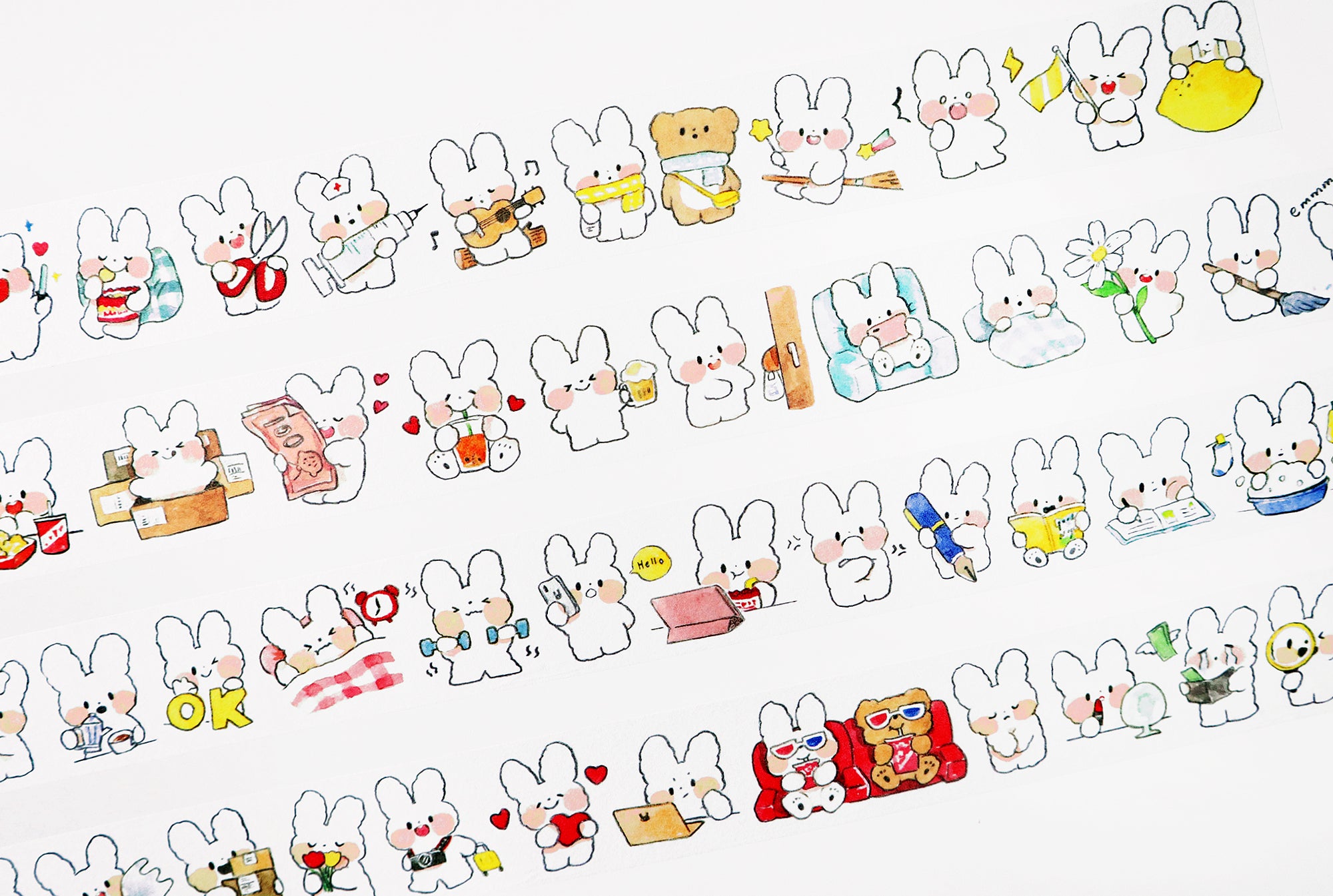 Molinta Washi Tape: Bunny's Diary