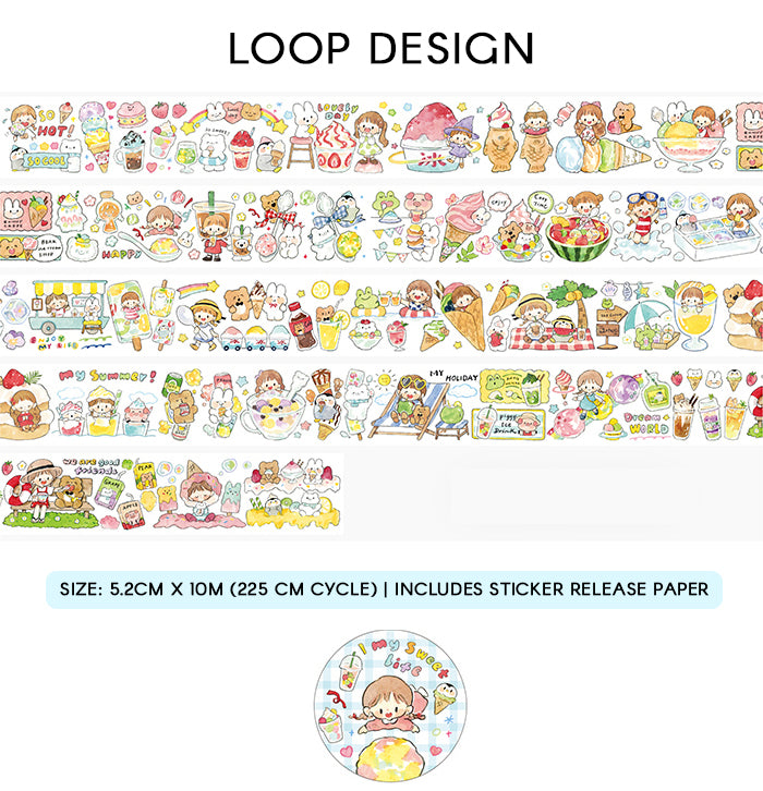 Molinta Washi Tape: My Sweet Life