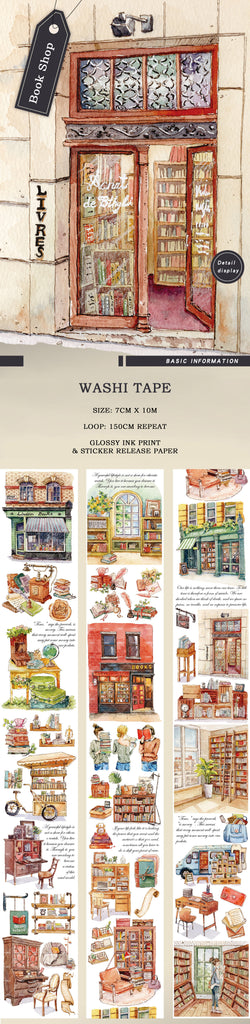 Moodtape: Book Shop Washi Tape