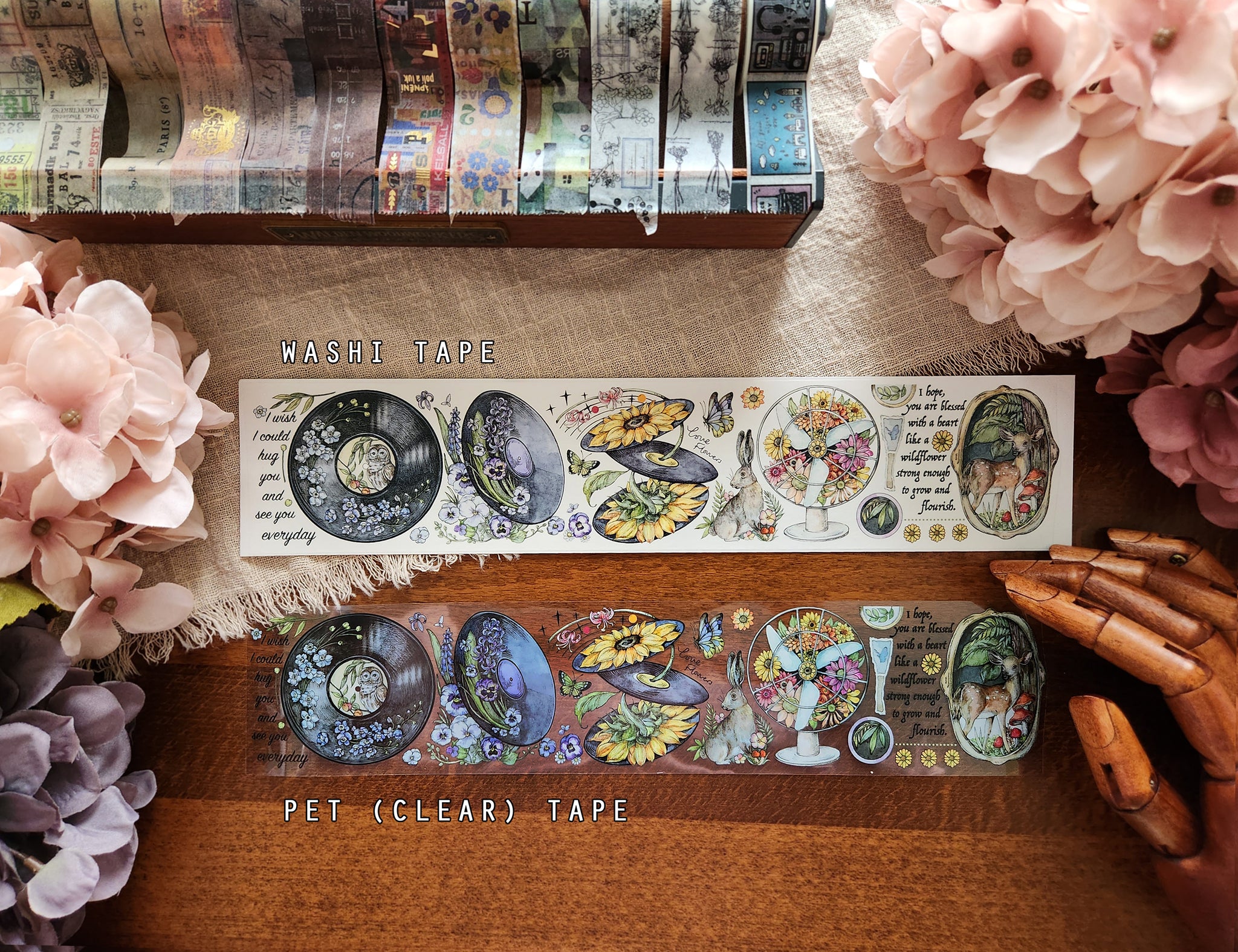 Moodtape: Flowers and Music Masking Tape