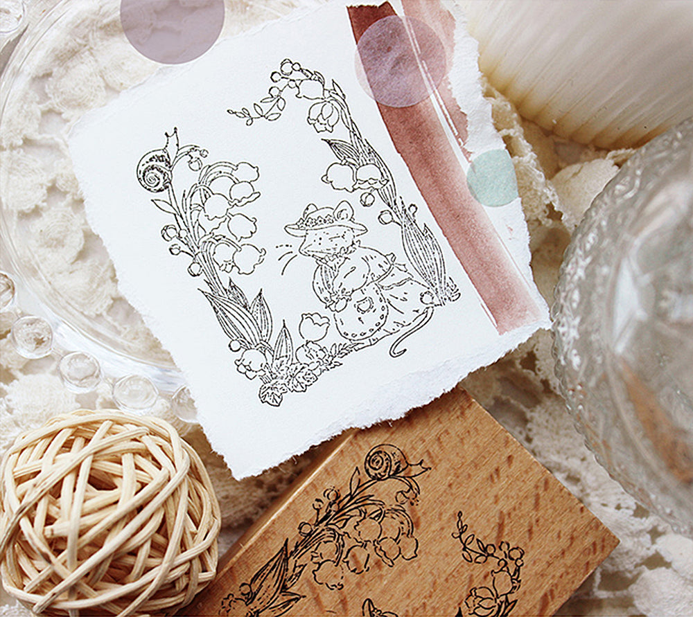 Little Cottage Series Wooden Stamps