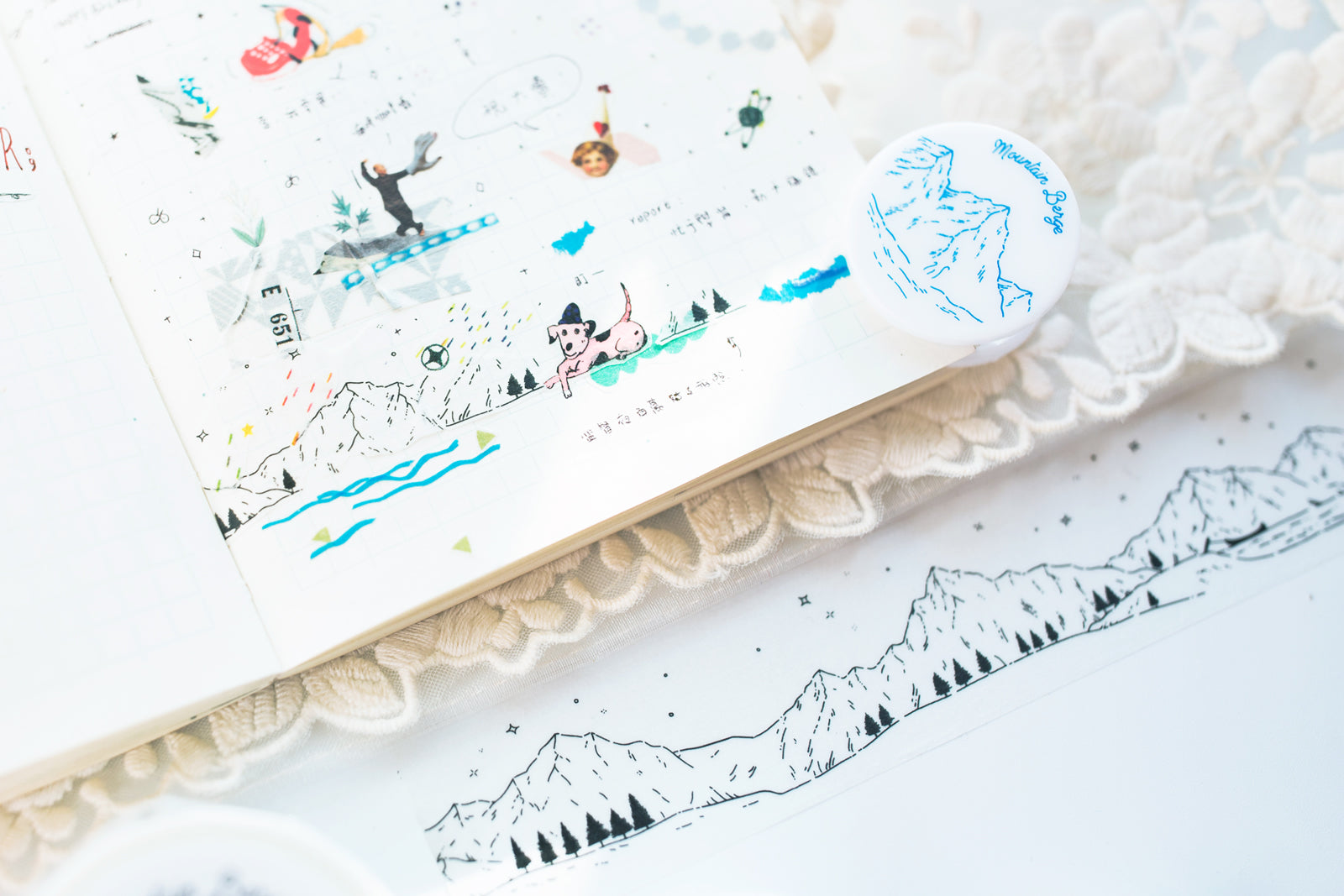 Jyzacca Masking Tape: Mountain Berge