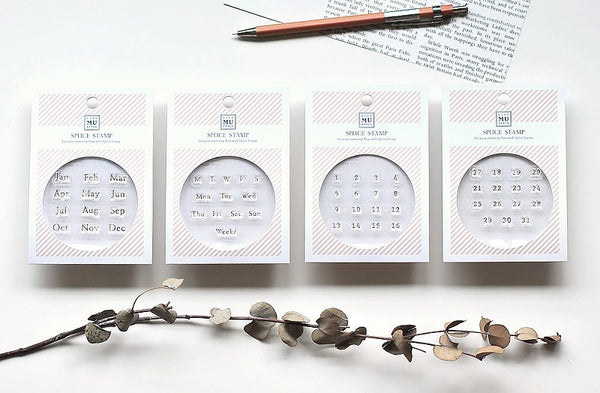 MU Lifestyle Splice Stamp: Calendar Set