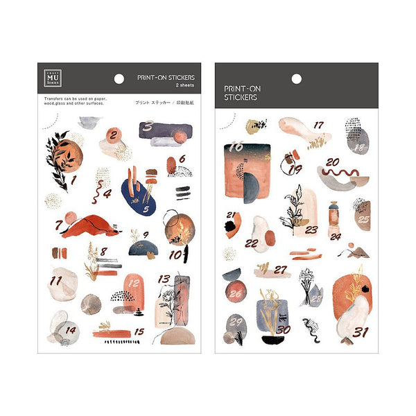 MU Lifestyle Print-On Stickers: 166