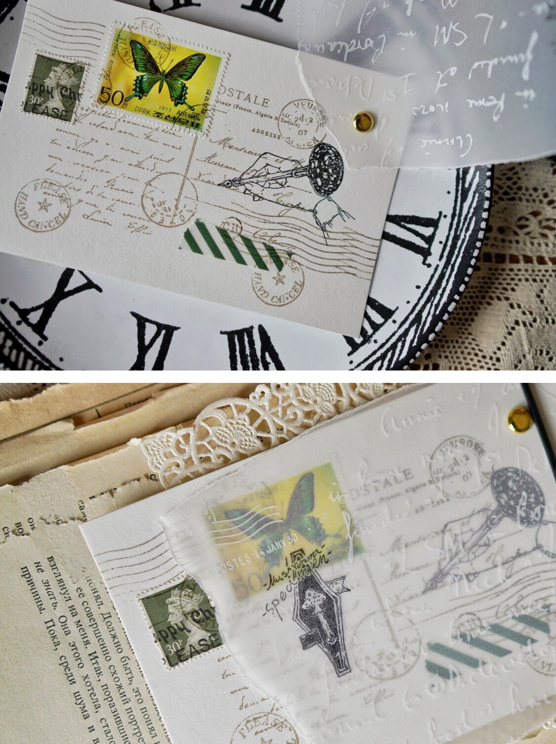 Benchu Studio: Mushroom Collector Stamps (Set B)