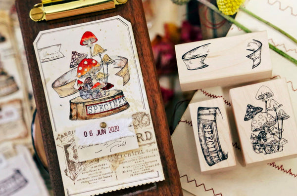 Benchu Studio: Mushroom Collector Stamps (Set E)