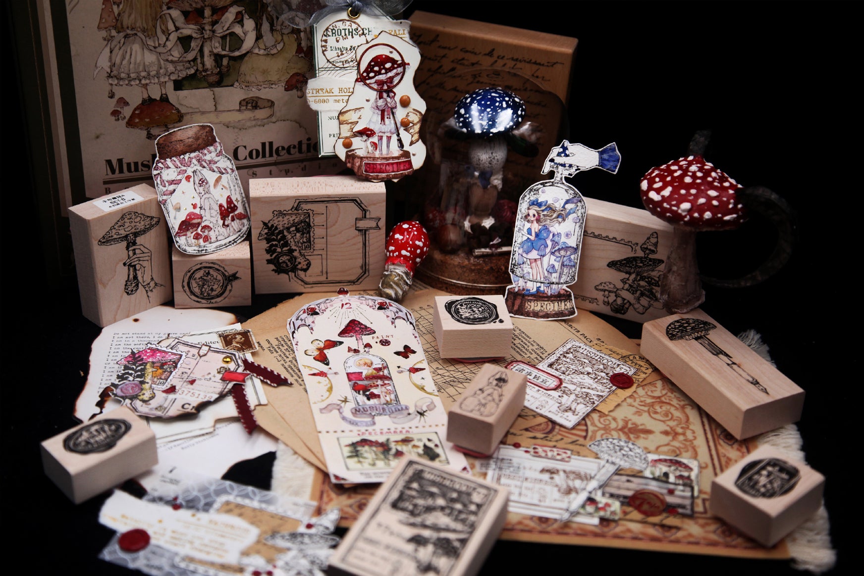 Benchu Studio: Mushroom Collector Stamps Complete Box Set