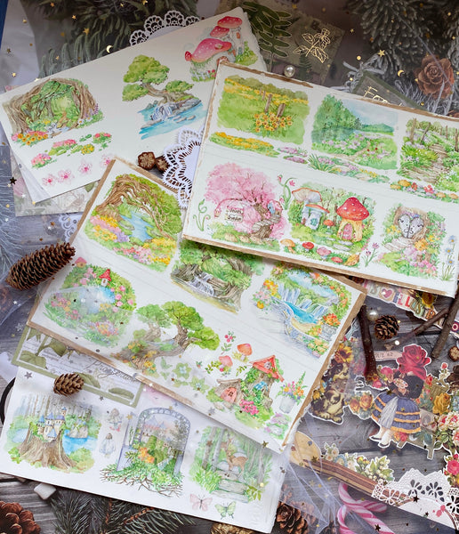 Mushroom Wonderland Masking Tape