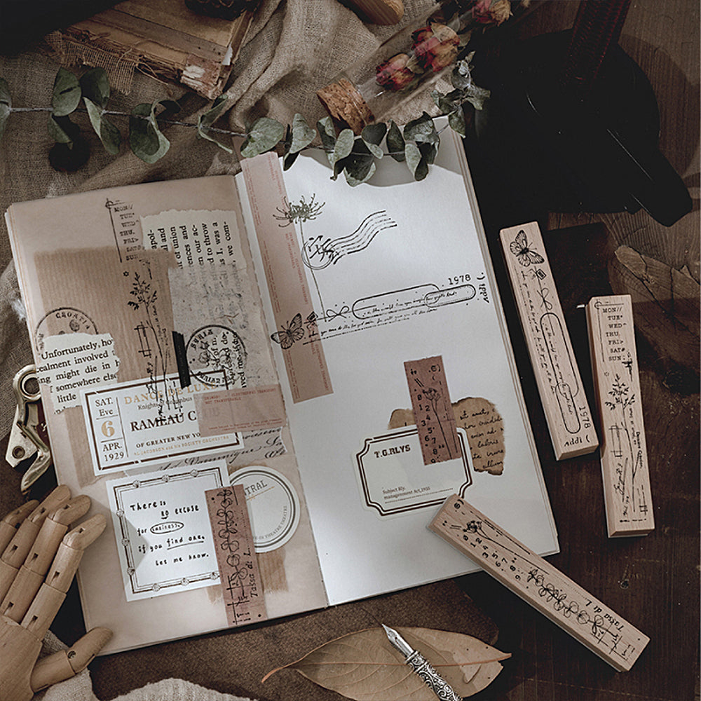 Natural Concerto Wooden Stamps