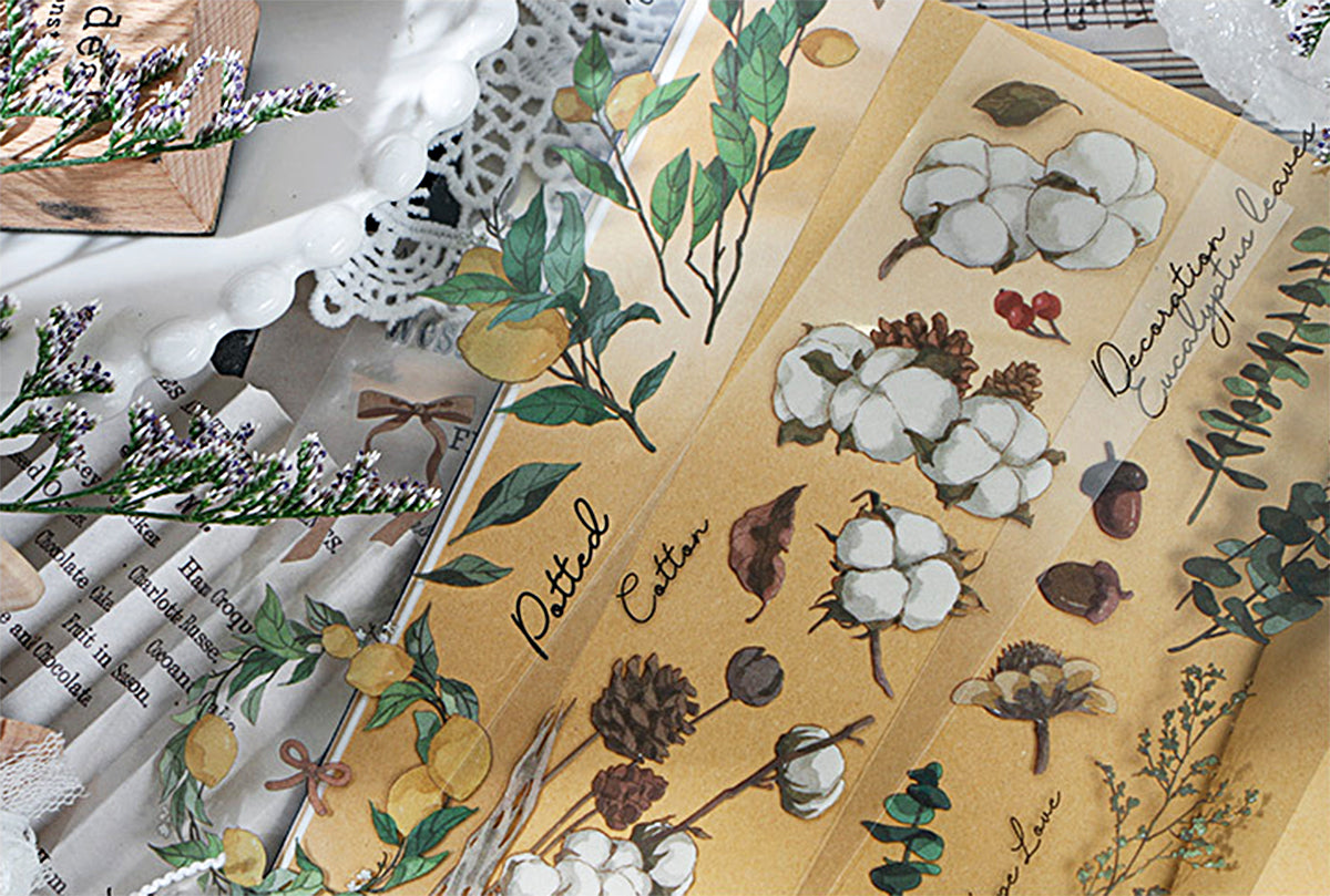 Natural Science Museum Clear Stickers Sheet
