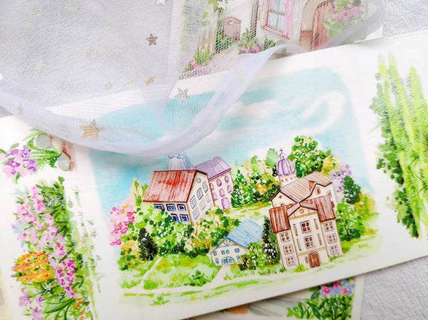 New Studio Washi Tape: Village Buildings