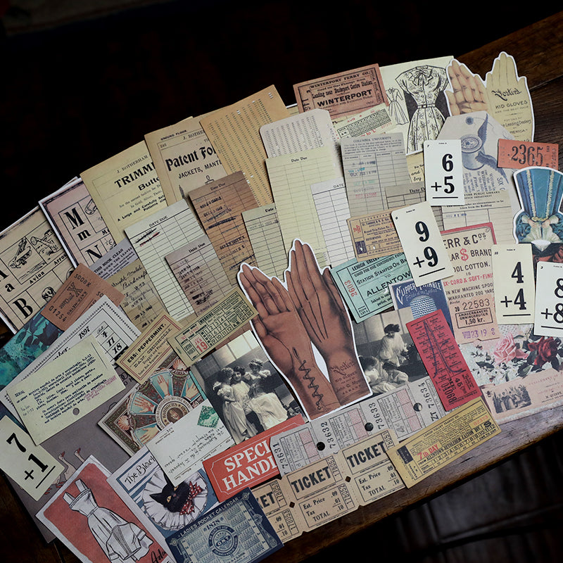 Junk Journal Ephemera Kit A – Papergame