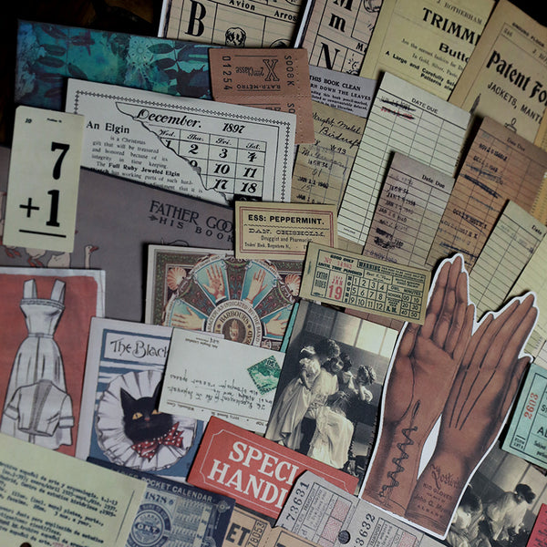 Cheeserabbit Studio: Junk Journal Ephemera Kit G