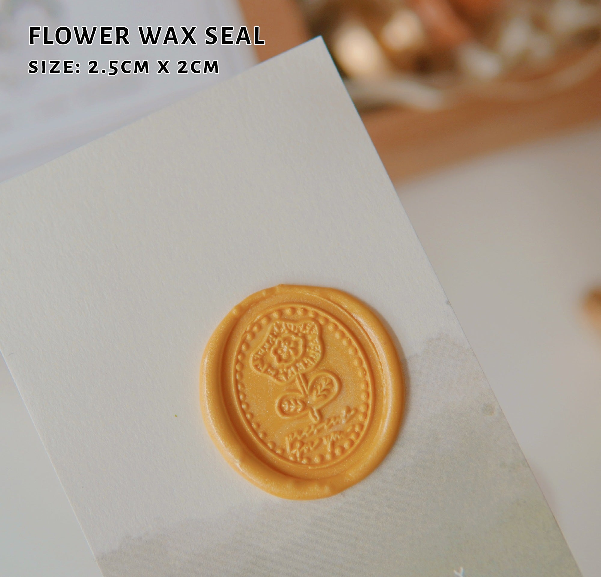 Orange Studio: Spring Wax Seal Stamp