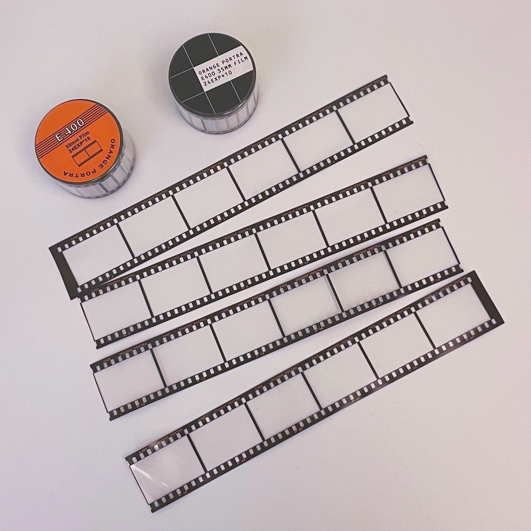 Orange Portia Masking Tape: Monochrome Film Strip