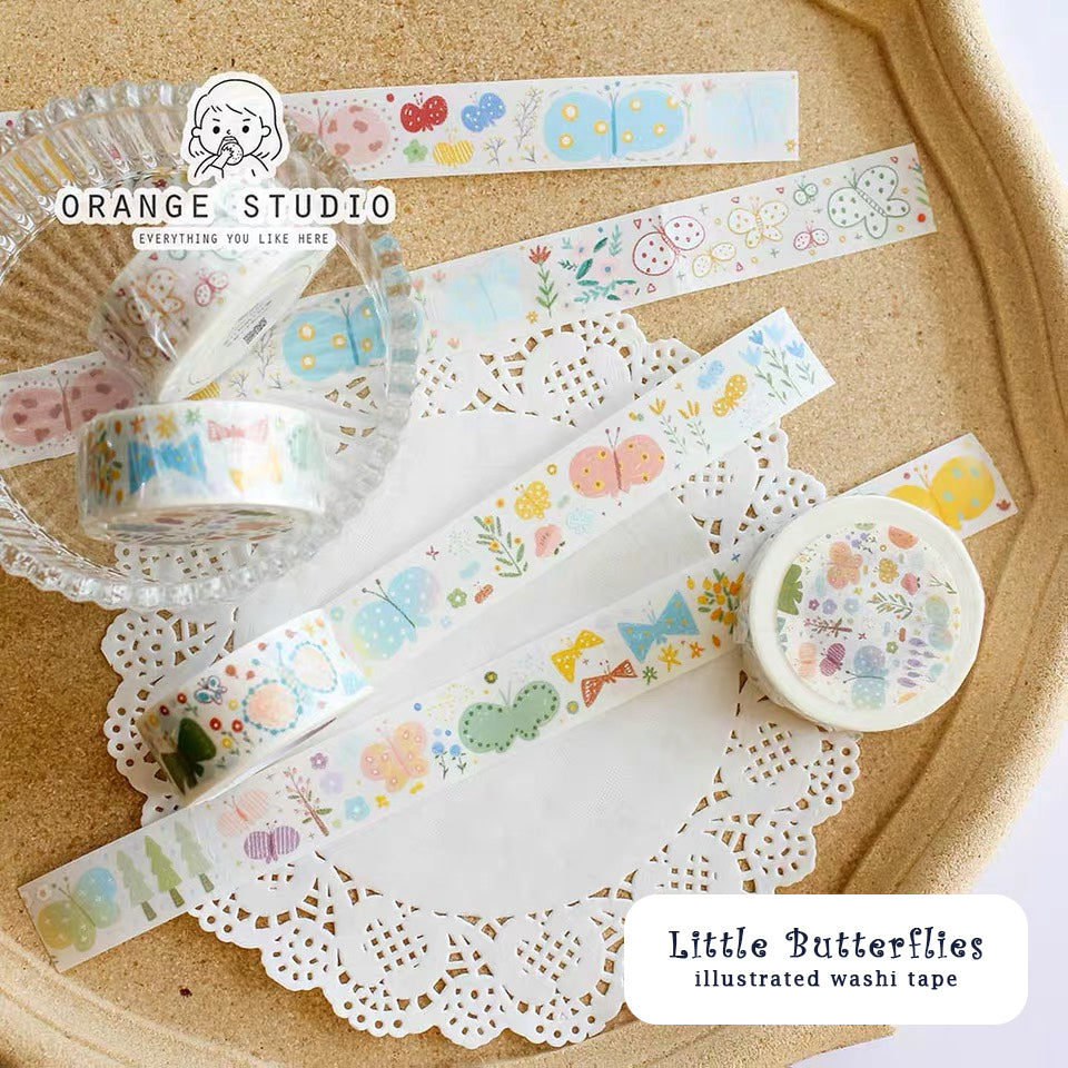 Orange Studio Masking Tape: Little Butterflies