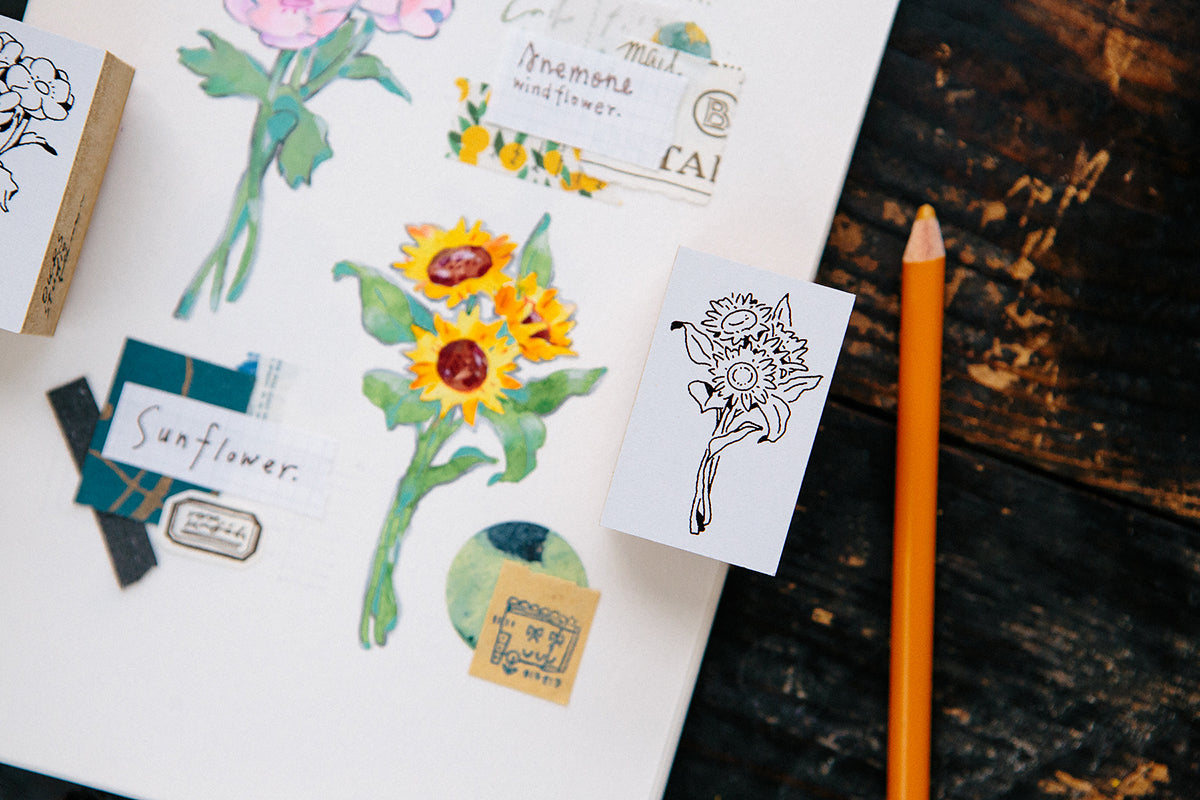 OURS Rubber Stamp: Flower Bouquet