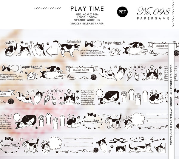 Frolicking Cats Series Tape Samples