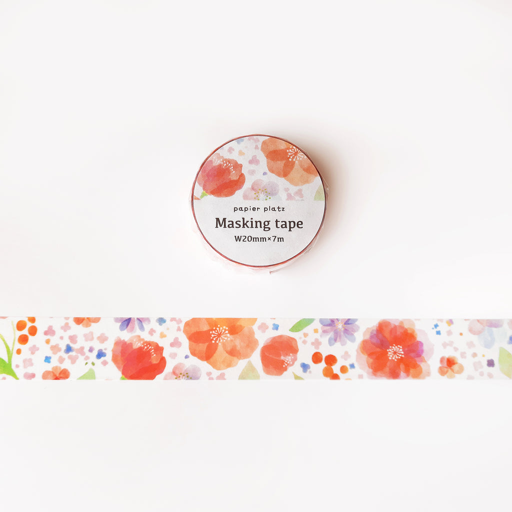 Papier Platz Washi Tape: Fleur