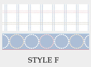 Dots and Checkers Pattern Washi Tape
