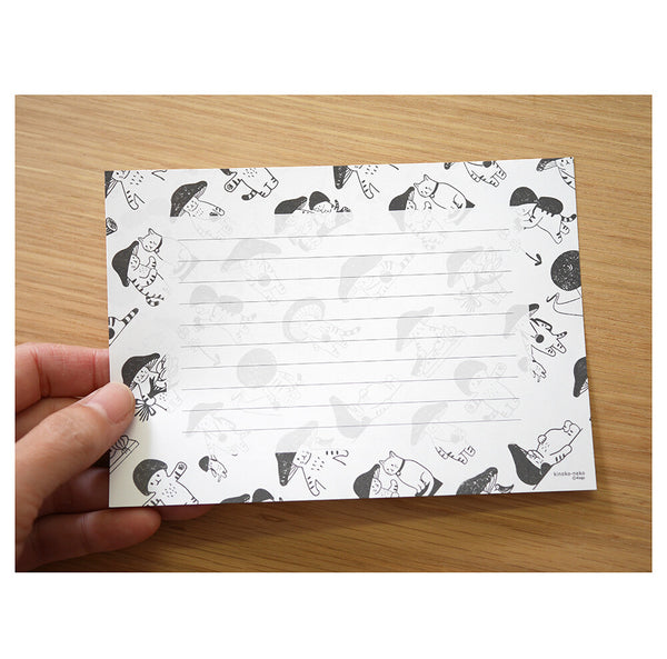 4Legs Memo Paper: Mushroom Cats