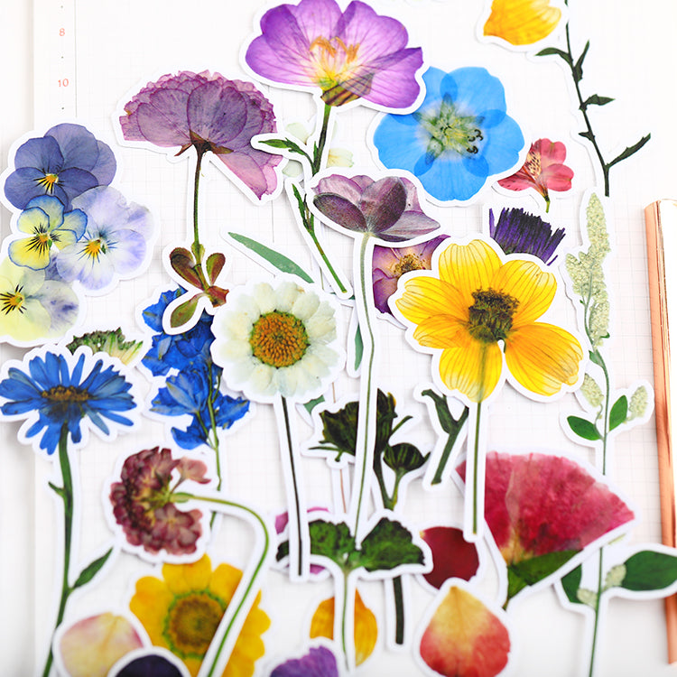 Dried Flowers Stickers Pack – Papergame