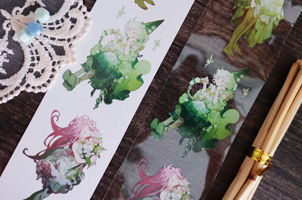 Pure Boyfriend Studio: Forest Green Fairies Masking Tape