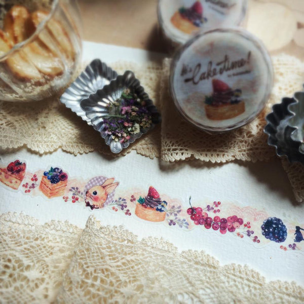 Rabbitoffee Washi Tape: Cake Time