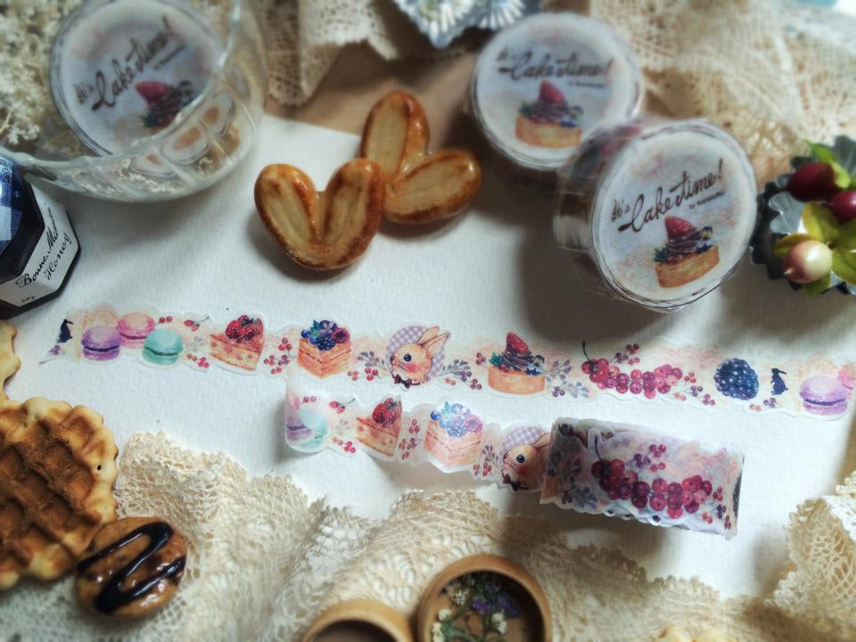 Rabbitoffee Washi Tape: Cake Time