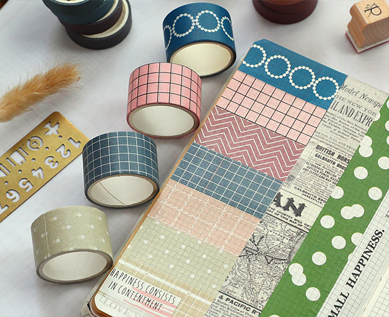 Assorted Colors Washi Tape Set
