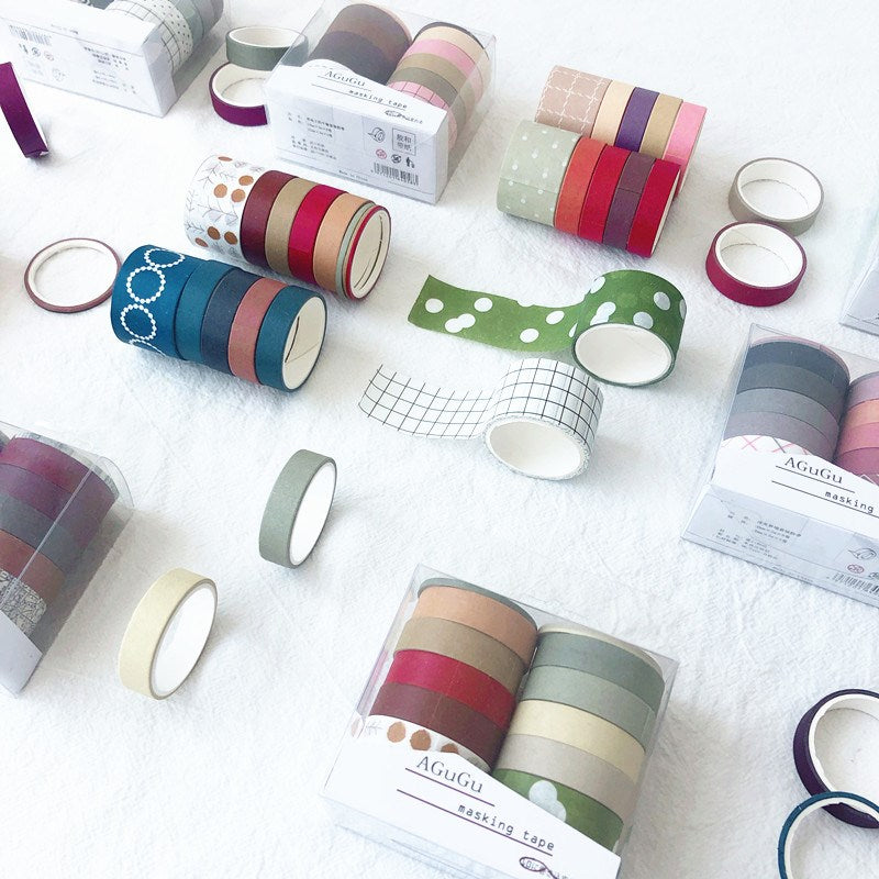 Assorted Colors Washi Tape Set