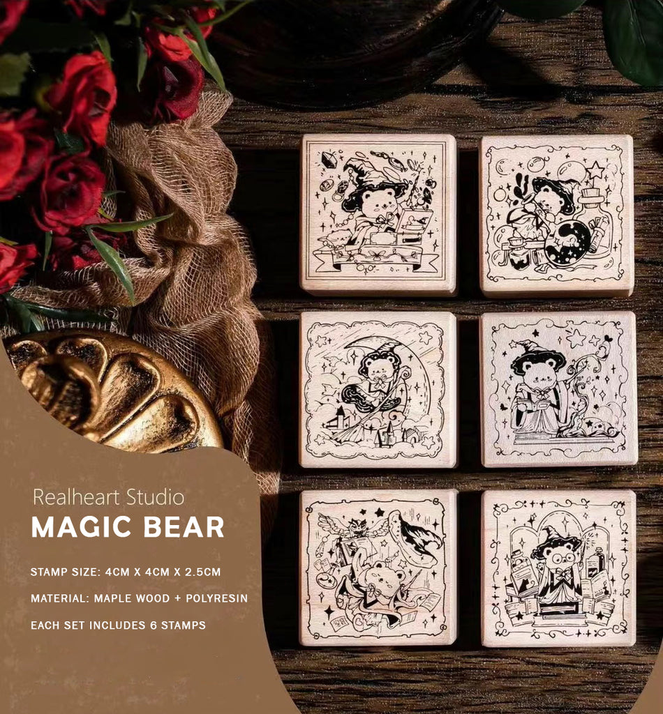 Realheart Studio: Magic Bear Stamps Set