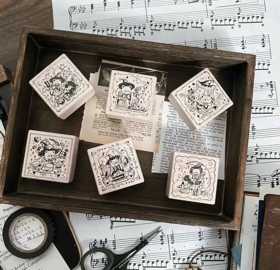 Realheart Studio: Magic Bear Stamps Set