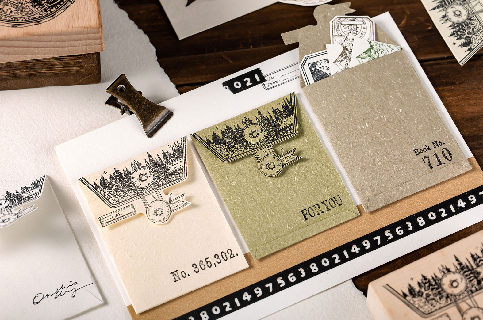 Reco Studio Rubber Stamp: Forest