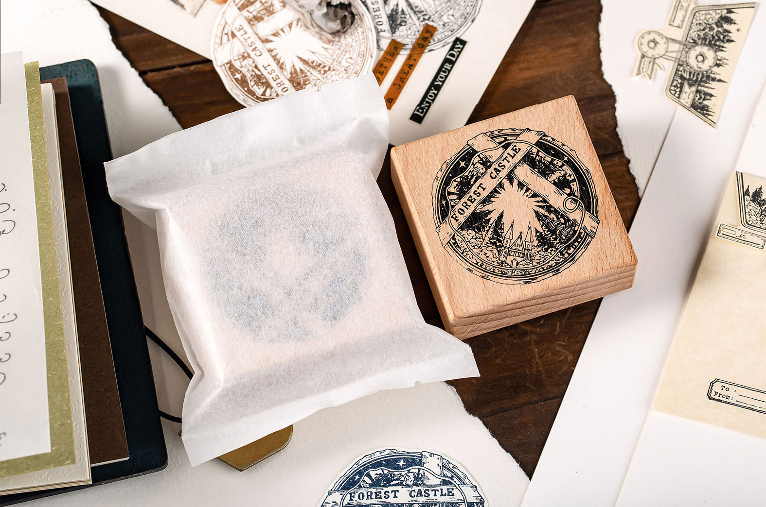 Reco Studio Rubber Stamp: Forest