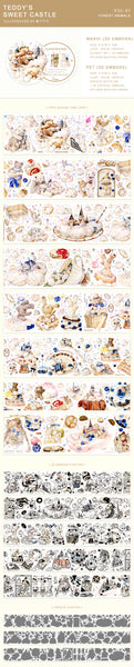 Reco Studio Masking Tape: Teddy's Sweet Castle