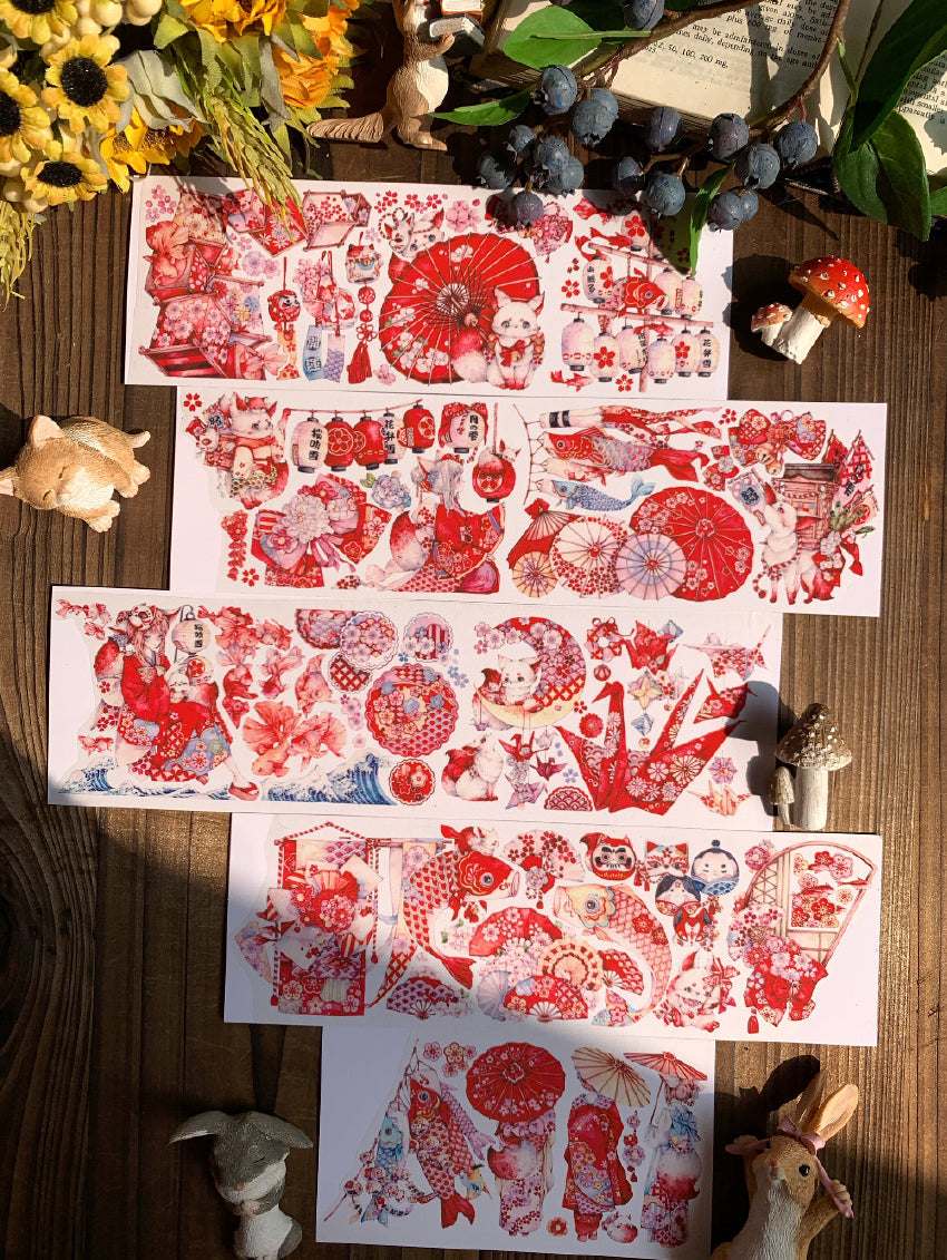 Tournesol Studio Masking Tape: Sakura Fox