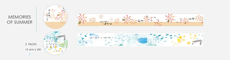 Seasonal Imprints Series Washi Tape